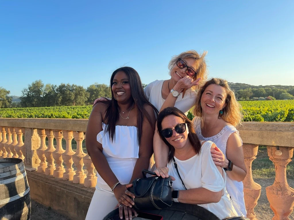Group photo during a training trip